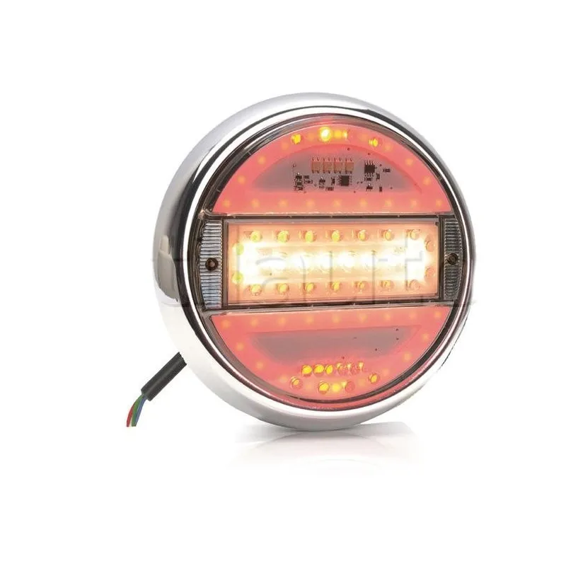 Kompaktes LED-Rücklicht - 12/24 Volt - ø 140 x 27 mm