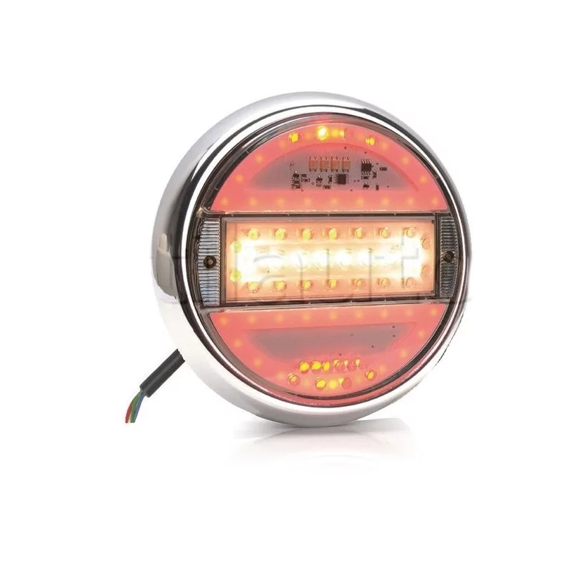 Kompaktes LED-Rücklicht - 12/24 Volt - ø 140 x 27 mm Kompaktes LED-Rücklicht - 12/24 Volt - ø 140 x 27 mm