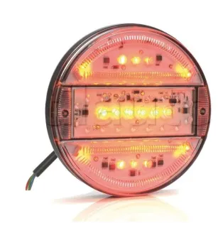 Kompaktes LED-Rücklicht - 12/24 Volt - ø 140 x 25 mm