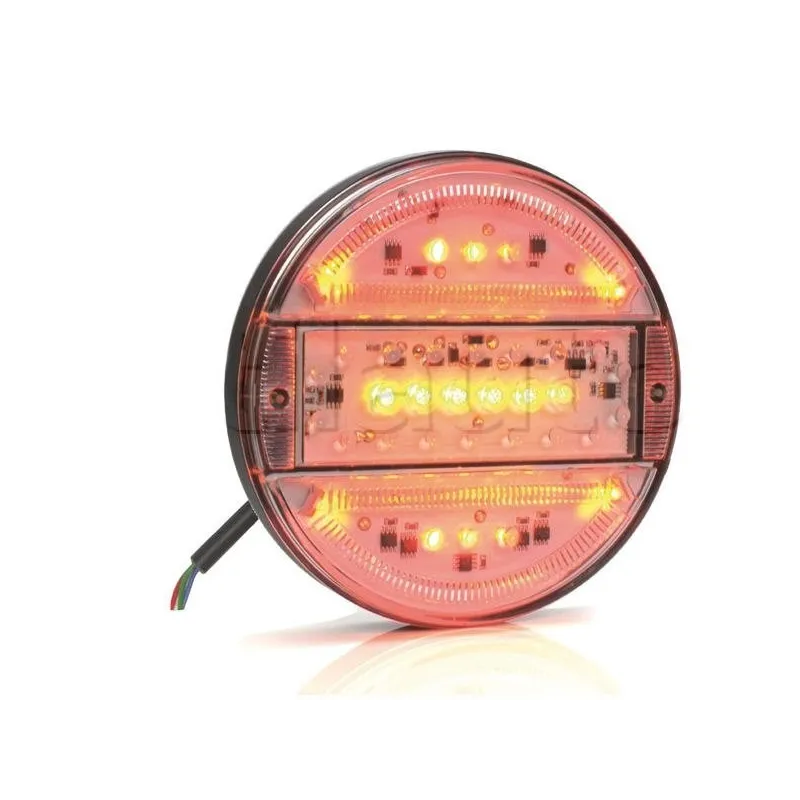Kompaktes LED-Rücklicht - 12/24 Volt - ø 140 x 25 mm