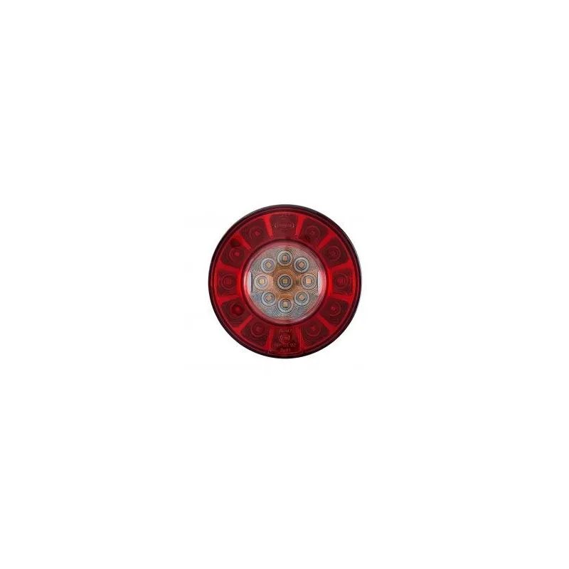 Fanale posteriore compatto a LED - 10/30 Volt - ø 103 x Spessore 44 mm - IP67