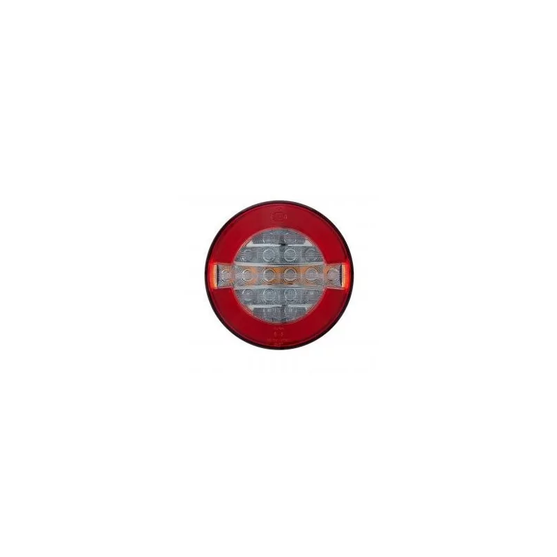 Kompaktes LED-Rücklicht – 10/30 Volt – ø 122 x Dicke 44 mm – IP67 Kompaktes LED-Rücklicht – 10/30 Volt – ø 122 x Dicke 44 mm – IP67