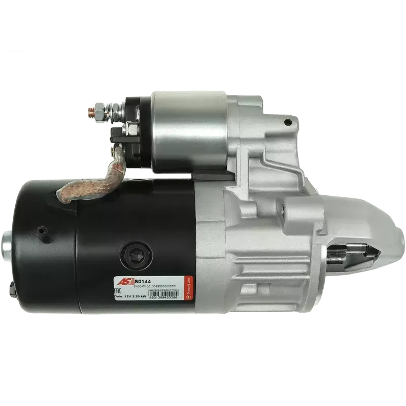 Démarreur 12V 2.20kW 10 dents AS-PL S0144, BOSCH 0001218016, 0001218110, 0001218710, 0986013910