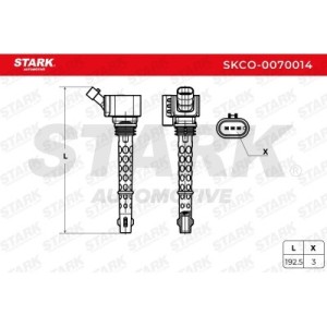 Bobina de ignição ABARTH 55229959, 55229959, 55229959