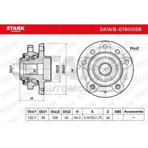 Jogo de rolamento de roda VOLVO 272456
