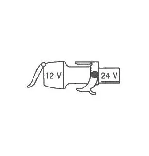 24Volts /12 Volts voltage reducer adapter