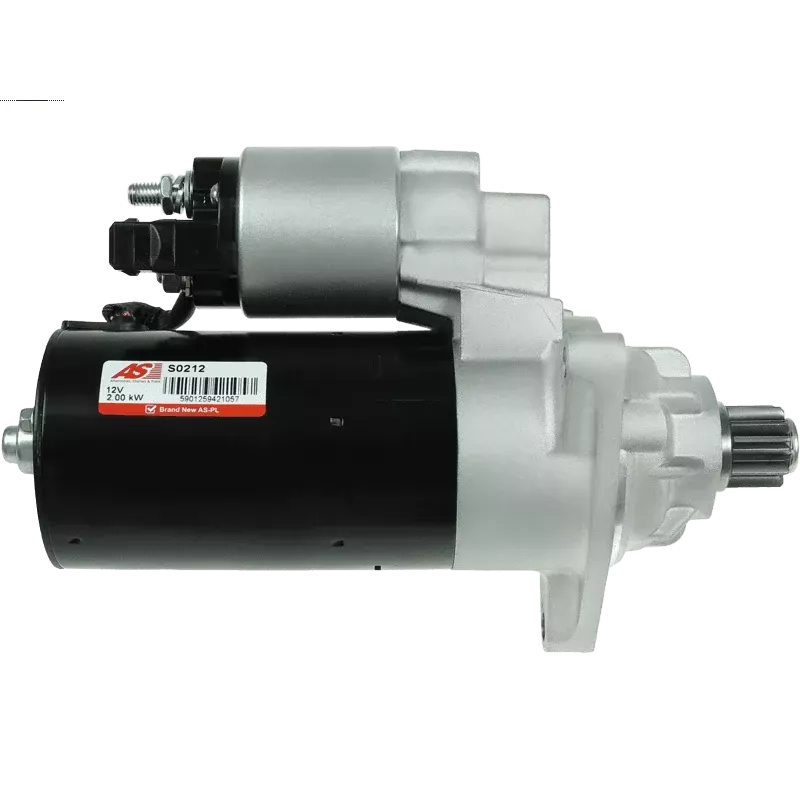 Démarreur 12V 2.0kW 10 dents AS-PL S0212, BOSCH 0001125016, 0001125017 Démarreur 12V 2.0kW 10 dents AS-PL S0212, BOSCH 0001125016, 0001125017
