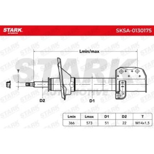 Stoßdämpfer SUBARU 20360FA402, 20360FA650, 20360FA080