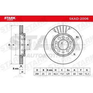 Disque de frein AUDI 4A0615301C, 4A0615301D, 4A0615301E