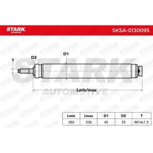 SAAB Stoßdämpfer 4241816, 4543005, 4646477