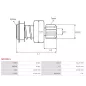 Pignon / lanceur démarreur pour BOSCH 1006209837