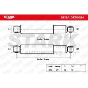 Amortiguador MERCEDES-BENZ 2D0513029, 2D0513029Q, 2D0513029J