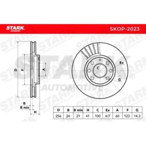 Disque de frein CHEVROLET 569059, 95526647, 90497879