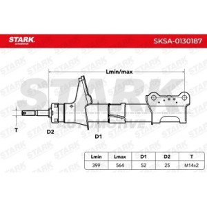 Amortecedor RENAULT 30683104, 30776718, 31200284