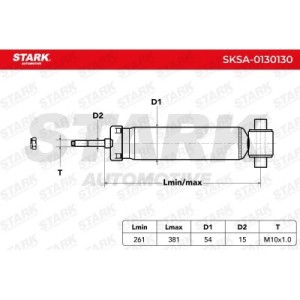 Amortisseur VW 251413031, 251413031A, 251413031B