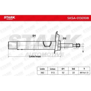 Amortisseur BMW 1094563, 1094564, 1094567