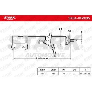 Amortecedor HYUNDAI 5466026000, 5466026100, 5466026200