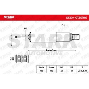 Amortecedor ISUZU 8972515562, 8973685960, 8973685970