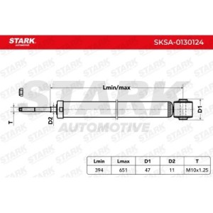 Amortisseur MITSUBISHI MR594131, MR594132, 4543200630