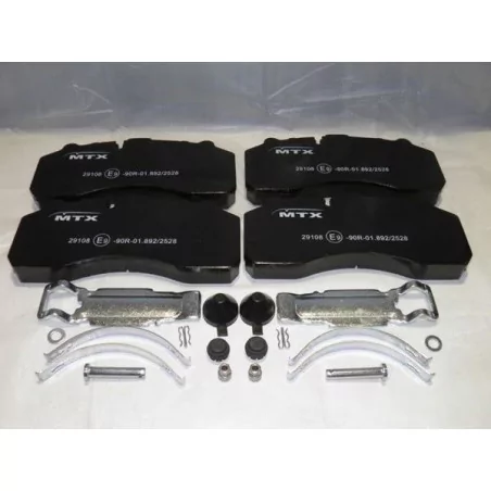 Kit Plaquettes frein Mercedes Actros, Atego, Axor, Iveco Stralis