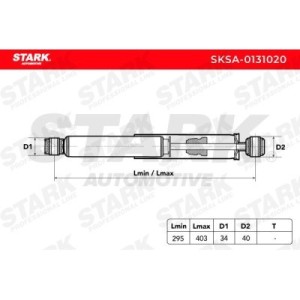 Amortisseur RENAULT 7700308590, 8200029306, 8200675680