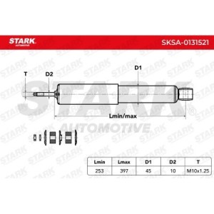 Amortisseur TOYOTA 4851126120, 4851126130, 4851126150