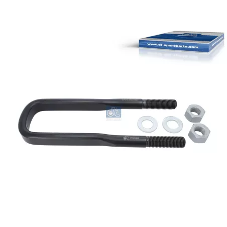 Kit de bride de ressort, r: 25 mm, R: 130 mm, M30 x 3,5, LTh: 90 mm, L: 404 mm, w: 95 mm, 10.9 Pour Scania - ZG - 1858617