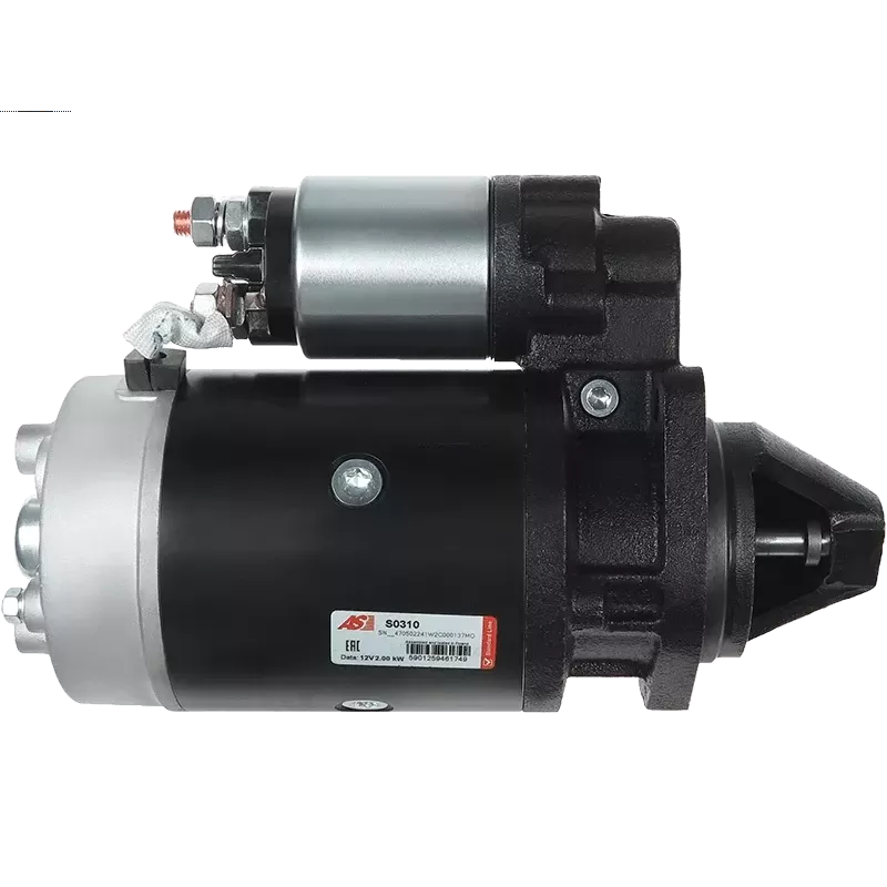 Démarreur 12V 2.00kW 9 dents AS-PL S0310, UD15025S, BOSCH 0001362001, 0001362002, 0001362029 Démarreur 12V 2.00kW 9 dents AS-PL S0310, UD15025S, BOSCH 0001362001, 0001362002, 0001362029