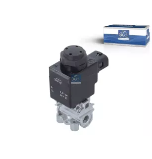 Electrovalve, 24 V, M12 x 1,5, max. 10 bar, 2 poli per Volvo D 6-Engine, D 7-Denni, Edilizie, F, FL, N, B12