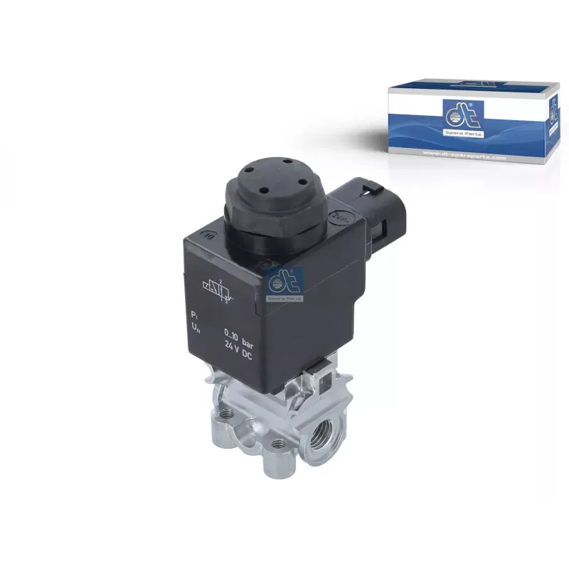 Electrovalve, 24 V, M12 x 1,5, max. 10 bar, 2 poli per Volvo D 6-Engine, D 7-Denni, Edilizie, F, FL, N, B12 Electrovalve, 24 V, M12 x 1,5, max. 10 bar, 2 poli per Volvo D 6-Engine, D 7-Denni, Edilizie, F, FL, N, B12