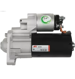 Démarreur 12V 1.40kW 10 dents AS-PL S0483 UD01839S, BOSCH 0001108411, 0001108412, CARGO 114746