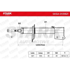 Amortisseur FIAT 71712503, 71712504, 7549536