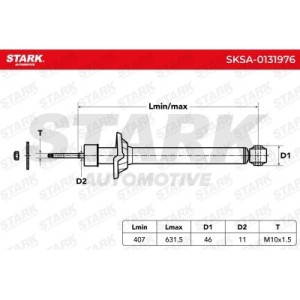 Amortisseur FORD 1092485, 1092918, 33521092485