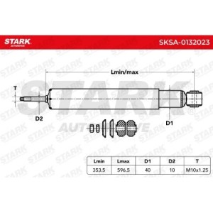 Amortisseur OPEL 8942002133, 13129998, 13181990