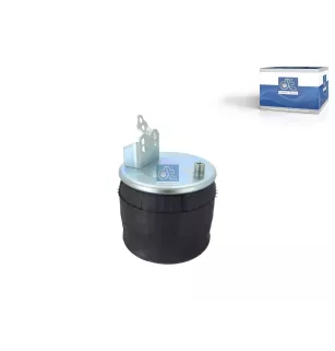 Cuscino ad aria, con pistone in acciaio D1: 227 mm, D2: 197 mm, dmax: 290 mm, m14, m16 x 1,5, m24 x 1,5, l: 237 mm per Volvo flo