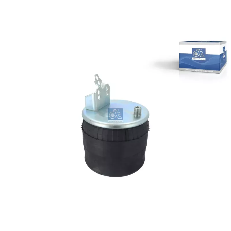 Almofada de ar, com pistão de aço D1: 227 mm, d2: 197 mm, dmax: 290 mm, m14, m16 x 1,5, m24 x 1,5, l: 237 mm para Volvo Flo