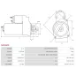 Démarreur 12V 2.20kW 10 dents Remplace BOSCH 0001109275, 0001109280, 0001109281, 0001109315, 0001109316