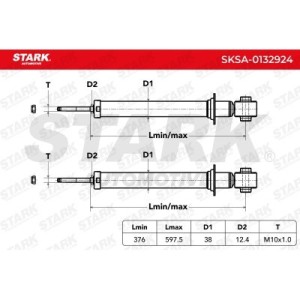 Amortisseur OPEL 344138, 0436253, 344138