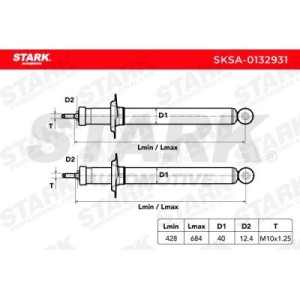 Amortisseur RENAULT 1128819, 33521128819, 33521128819S1
