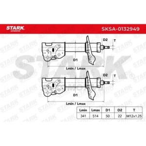 Amortisseur HONDA 51605SMGB01, 51605SMGE04, 51605SMGE05