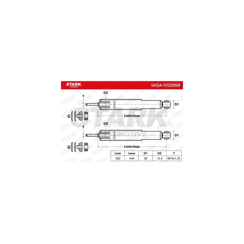 Amortisseur OPEL 436180, 436305, 9201036