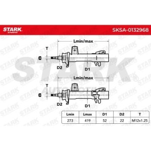 Amortisseur MINI 6784514, 6784513, 31316772731