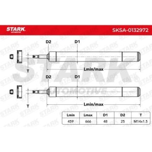 Amortisseur BMW 1091000, 1092283, 1092284