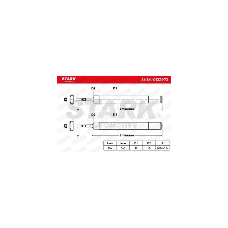 Amortisseur BMW 1091000, 1092283, 1092284