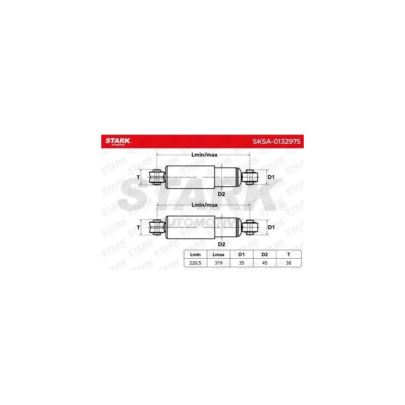 Amortisseur ALFA ROMEO 0060500393, 0060602722, 0060607640