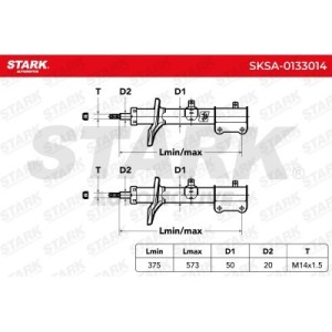 Amortisseur TOYOTA 4853009251, 4853009320, 4853012550
