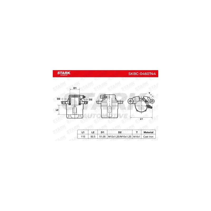 Étrier de frein MAZDA NA753371X, NAZ53399Z, NAZ53399ZA