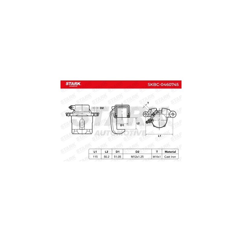 Étrier de frein MAZDA NA753361X, NAZ53398Z, NAZ53398ZA