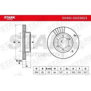 Disque de frein TOYOTA 4351235200, 4351235250