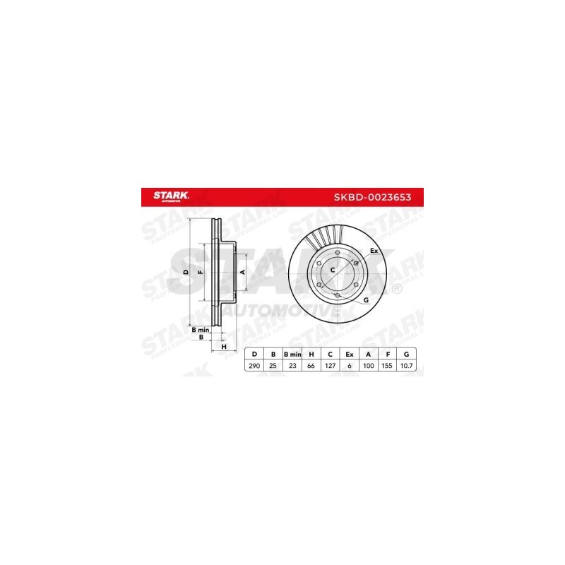 Disque de frein TOYOTA 4351235200, 4351235250